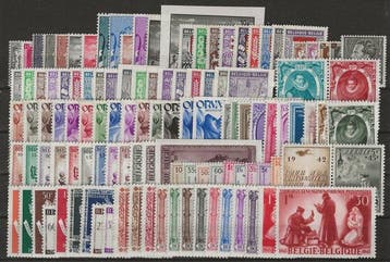 België 1940/1945 - 6 complete jaargangen met blokken -