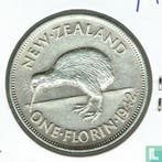 Nieuw-Zeeland 1 florin 1942, Postzegels en Munten, Verzenden, Losse munt, Goud