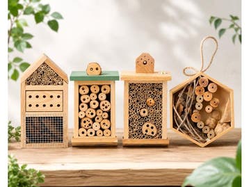 Veiling - Insectenhotel Set 4-Delig, Tuin en Terras, Nieuw