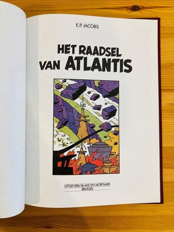 Blake & Mortimer - Het raadsel van Atlantis - Luxe linnen HC