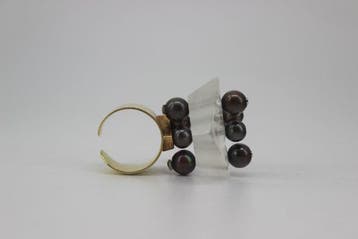 Ring - 18 karaat Geel goud - Saverio Cavalli jaren zestig, Nieuw