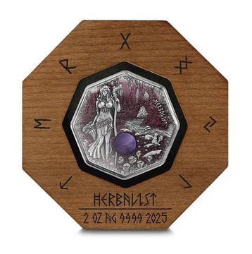 Allemagne. 5 Mark 2025 – Witchcraft: Herbalist – 2 oz Silver