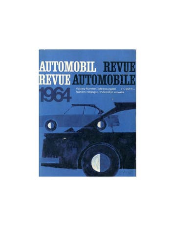 1964 AUTOMOBIL REVUE JAARBOEK DUITS | FRANS, Livres, Ophalen of Verzenden