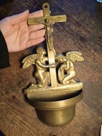 Wijwatervat - 20e eeuw - 30 cm, Antiek en Kunst
