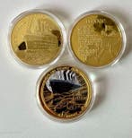 Collection thématique - Collection commémorative plaquée or, Antiquités & Art