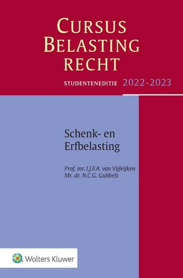 Studenteneditie cursus belastingrecht schenk- en, Verzenden, Zo goed als nieuw