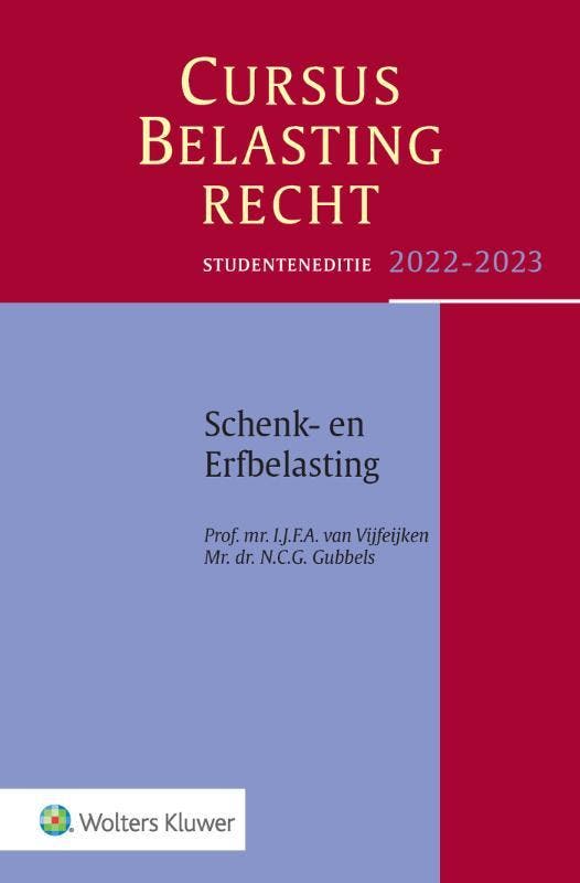 Studenteneditie cursus belastingrecht schenk- en, Boeken, Wetenschap, Zo goed als nieuw, Verzenden