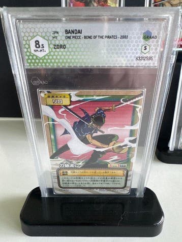 Bandai - 5 Graded card - One Piece - Roronoa Zoro Promo