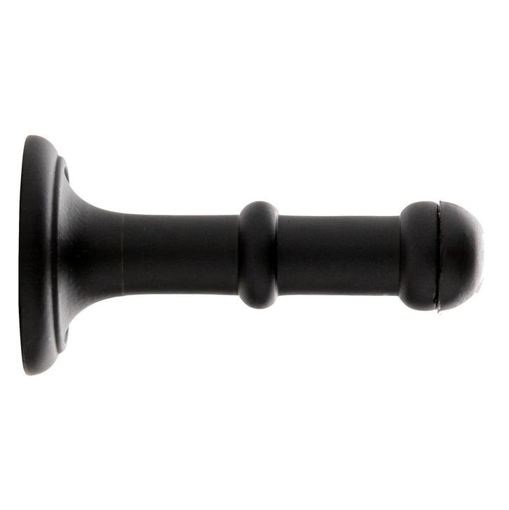 Deurstopper met mat zwarte poedercoating - muurbeschermin..., Doe-het-zelf en Bouw, Hang- en Sluitwerk, Overige typen, Nieuw, Koper of Messing