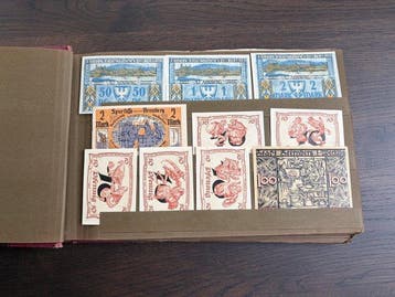 Duitsland. - +375 banknotes - 1914/1924 (Zonder