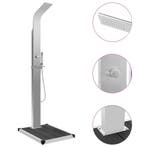 vidaXL Buitendouche met bak HKC roestvrij staal, Verzenden, Nieuw