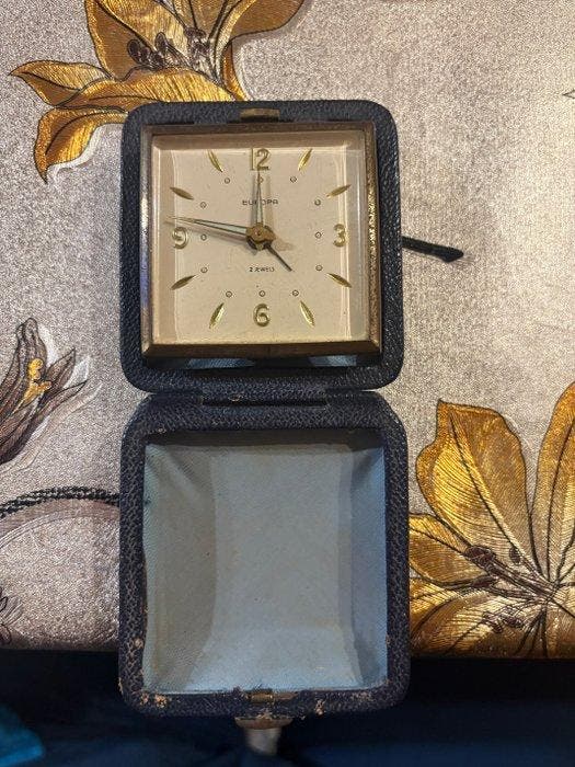 Wekker - europa - Vintage Plastic, Messing - 1950-1960 -, Antiquités & Art, Curiosités & Brocante