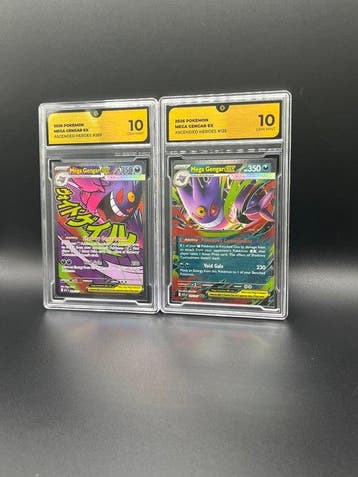 Pokémon - 2 Graded card Mega Gengar Ascended Heroes Set - GG, Nieuw