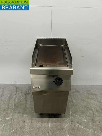 RVS Zanussi Grillplaat Bakplaat Gladde bakplaat 40 cm 400V, Ophalen of Verzenden, Nieuw in verpakking