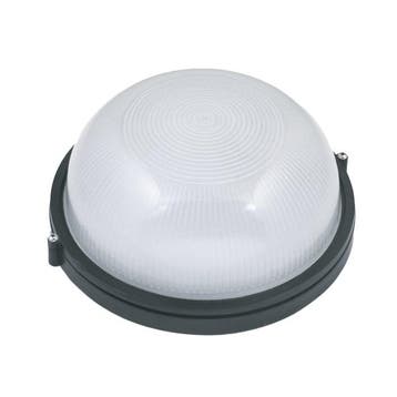 HLW LED ZIGANA Bulkhead lamp | E27 | Max. 60W | IP54 | Zwart, Verzenden, Nieuw