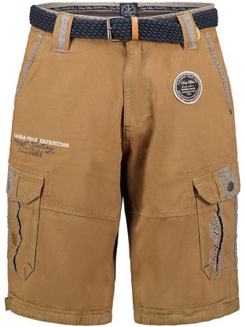 Canadian Peak Heren Bermuda Met Riem Pailletteak Beige, Verzenden