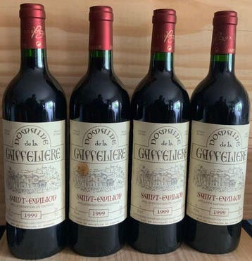 1999 Domaine de la Gaffeliere - Saint-Émilion - 4 Bouteilles, Verzamelen, Nieuw