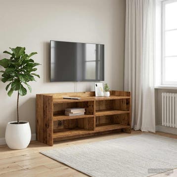 vidaXL TV Kast 100 x 33 x 47 cm Oud hout Bewerkt hout, Verzenden