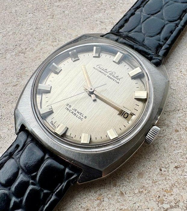 Cristal Watch - Automatic Perpetua - ETA 2472 Rose/Copper -, Handtassen en Accessoires, Horloges | Heren