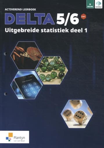 Delta 5/6 Uitgebreide statistiek & kansrekenen Activerend, Boeken, Verzenden, Zo goed als nieuw, Beatrijs Van Eyck