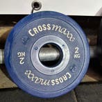 Lifemaxx - Crossmaxx - Halterschijven - Bumper Plates - 1,5, Sport en Fitness, Ophalen of Verzenden, Nieuw, Overige typen