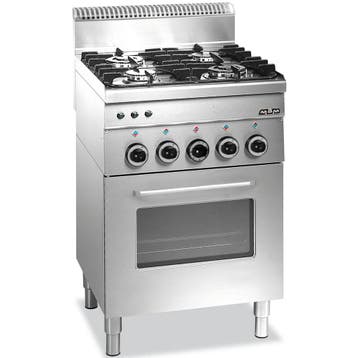 Fornuis + Oven | MINIMA 600 | Gas/Elektrisch | 4 Branders, Verzenden, Nieuw in verpakking