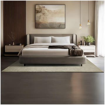 Kortpolig vloerkleed Soft Zone - 160 x 230 cm, zandkleur, Verzenden