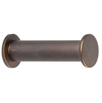 Kapstokhaak Jolie Rieu rond 30 mm antiek brons, Nieuw, Overige materialen