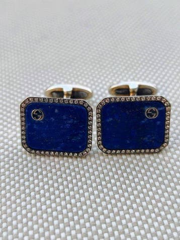 Gucci - Boutons de manchette Argent - 0.18ct. tw.