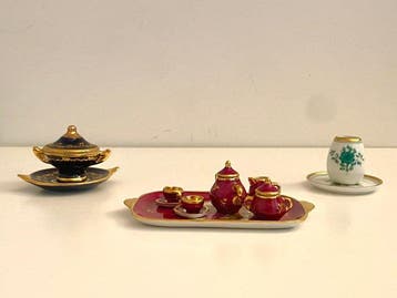 Themacollectie - Miniatuur verzamelkeramiek - Limoges,