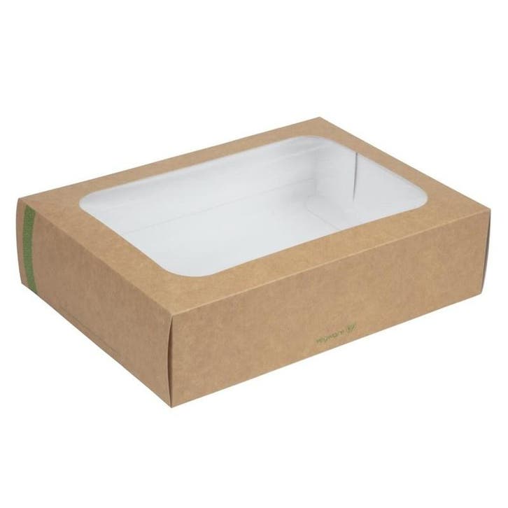 Voedseldozen | Incl. Deksel | Composteerbaar Papier/PLA |, Articles professionnels, Horeca | Équipement de cuisine, Envoi