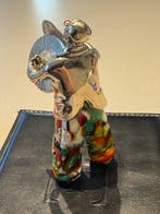 Vittorio Angini - Figuur - Der Beckenspieler - Muranoglas,, Antiek en Kunst