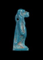 Égypte ancienne, période tardive Faience Amulette de Taweret