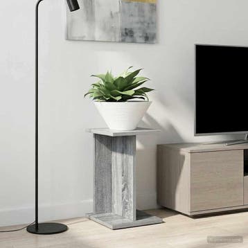 vidaXL Plantenstand 2 st Grijs Sonoma 25 x 25,5 x 40,5 cm, Verzenden