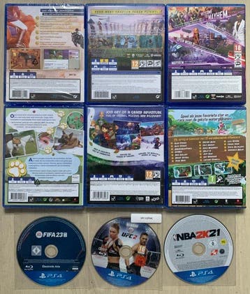 Sony - Playstation 4 (PS4) - 9 various games [4x Sealed] -
