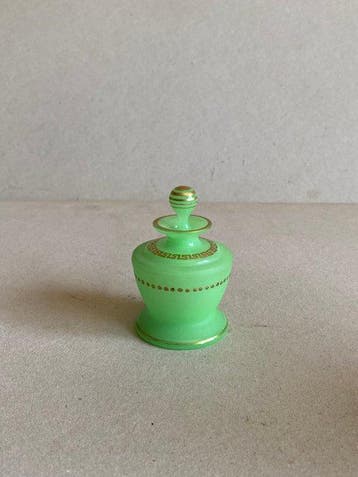 Pot - Uraniumglas, Opaline glas, 24 kt goud - Palais-Royal