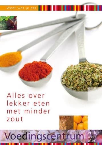 Alles over lekker eten met minder zout / Weet wat je eet, Boeken, Verzenden, Zo goed als nieuw, Stichting Voedingscentrum Nederland
