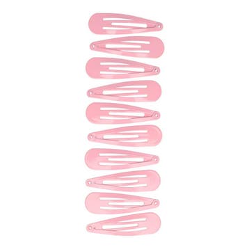 Haarspeld Klikklak 5cm - Basic - Roze - Set van 10, Nieuw
