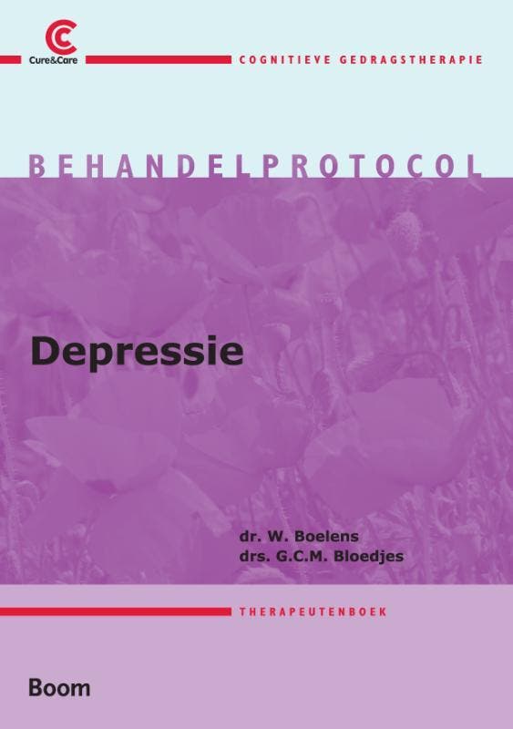 Behandelprotocol depressie 9789461050786 Willem Boelens, Livres, Psychologie, Envoi