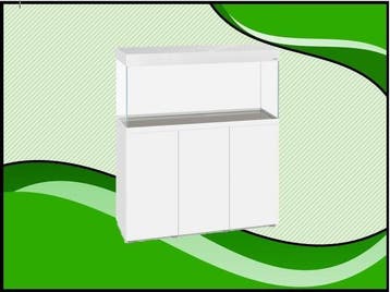 Aquael OptiSet 240 Aquarium Wit - 120cm met meubel, Verzenden, Nieuw, Verlichting of Verwarming