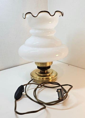 Bureaulamp - Opaline glas