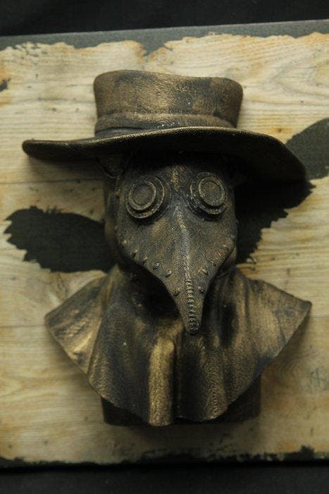 Wanddecoratie - Historische macabere decoratie - Frankrijk -, Antiquités & Art, Art | Objets design