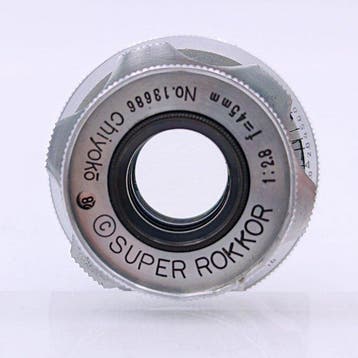 Chiyoko SUPER ROKKOR No.13686 1:2.8 f=45mm L39 Umehachi