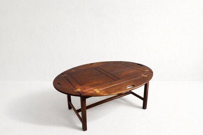 Table basse - Acajou - Butlers Tray, Antiek en Kunst, Curiosa en Brocante