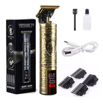 Retro T9 Tondeuse met LCD Scherm - Draadloze Trimmer, Verzenden, Nieuw