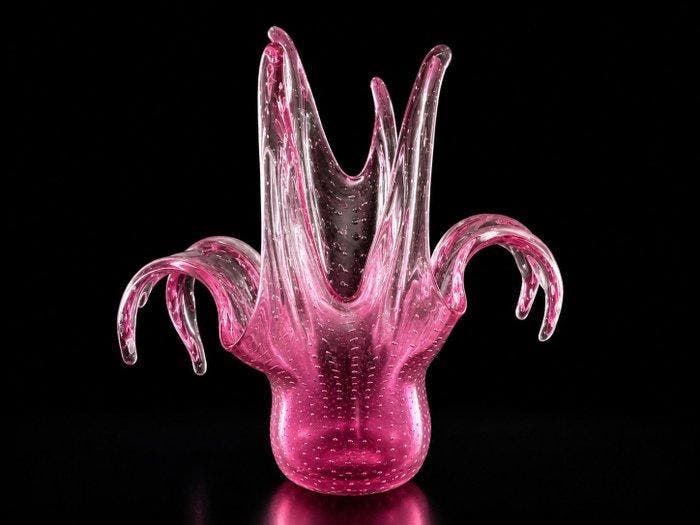 Guerrieri Murano - Tafelmiddenstuk - Kristal - Zonder, Antiek en Kunst, Curiosa en Brocante
