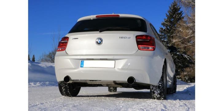 FOX BMW F20/F21 - 120d Einddemper kruiselings uitgang rechts, Auto-onderdelen, Uitlaatsystemen, Nieuw, Verzenden