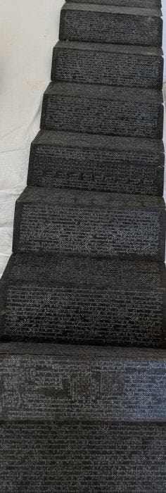 Rare astroligic Burmese Parabaik Folding Manuscript 19th -