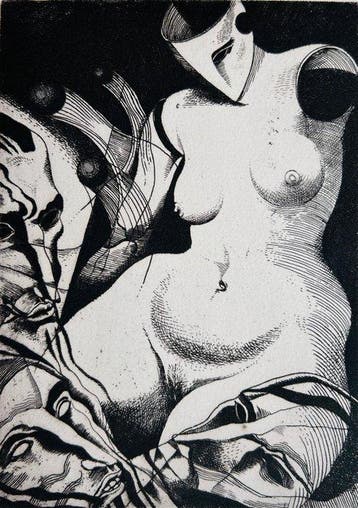 Giovanni Giannini (1930-2024) - Sans-titre - Eau-forte