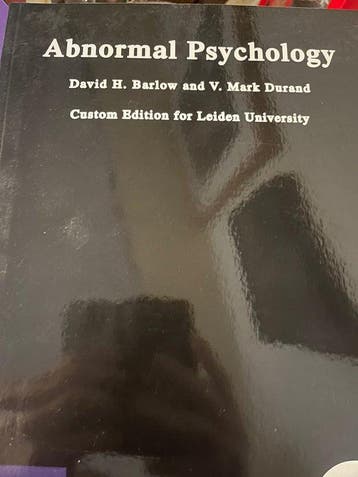 Custom Abnormal Psychology 9781408083130 David Barlow, Verzenden, David Barlow